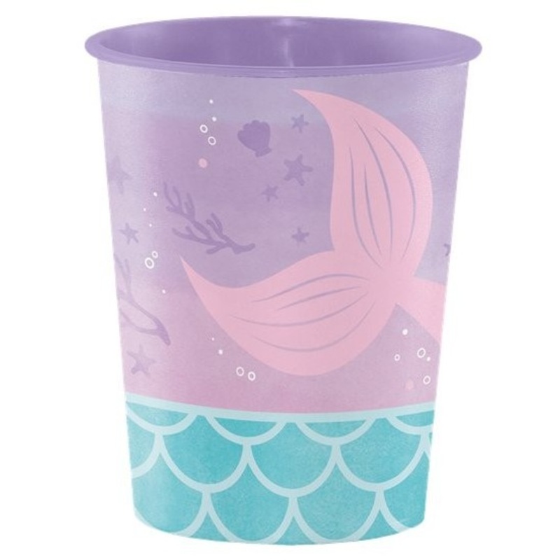 Mermaid Treasuers plastic cup 455ml