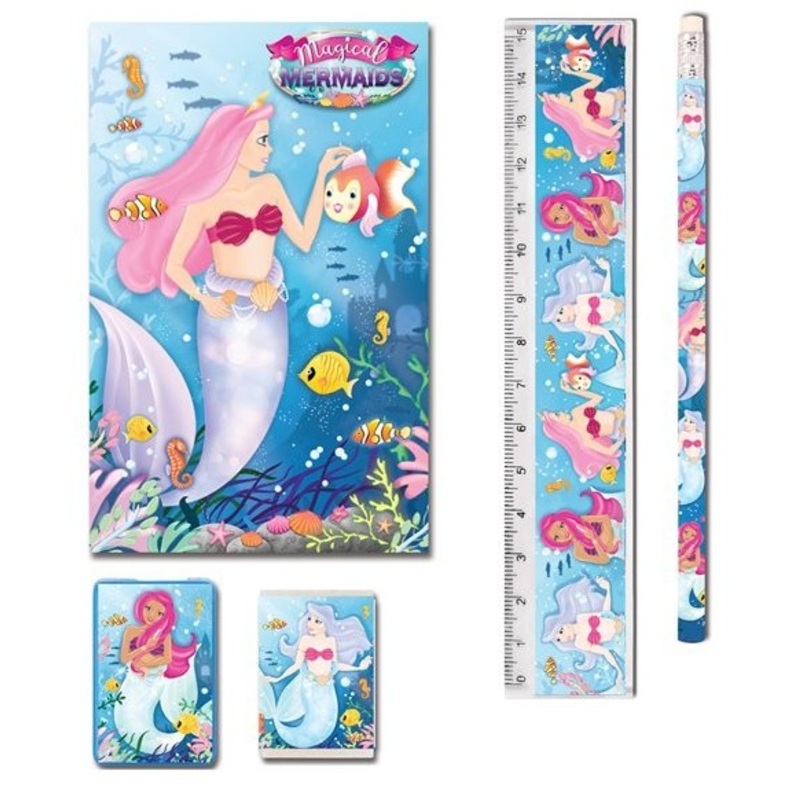 Mermaid writing set 5 pieces