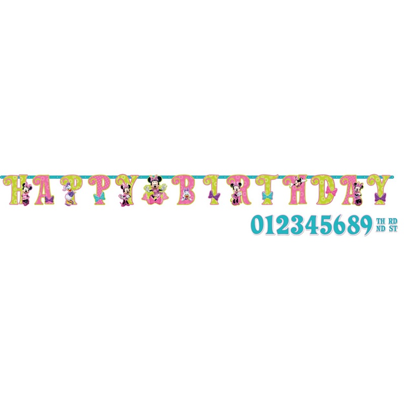 Minnie Mouse Birthday Garland