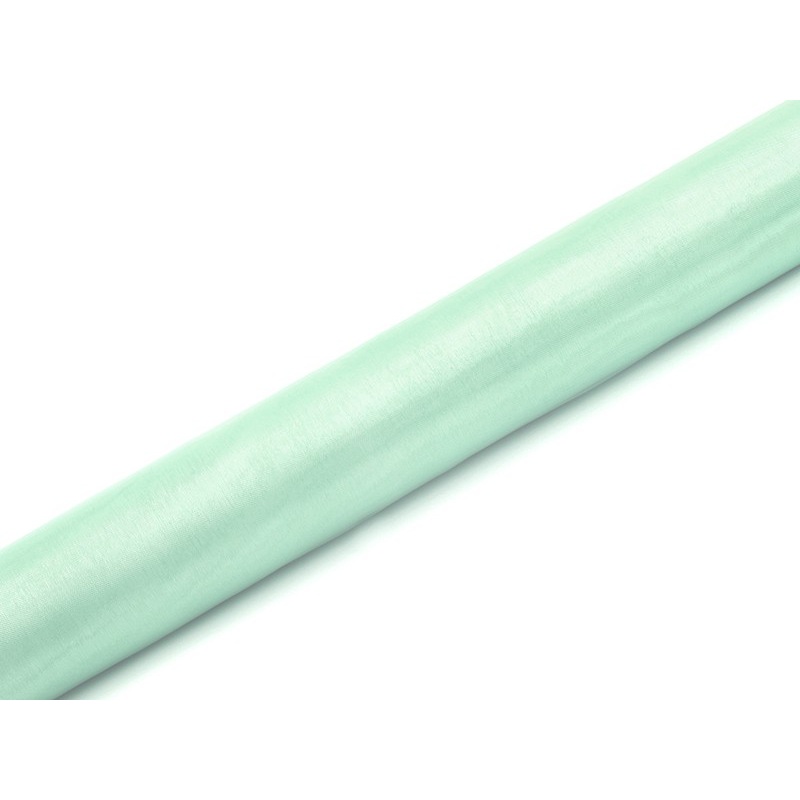 Organza fabric Julie mint 9m x 36cm