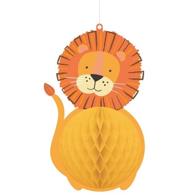 Safari party lion honeycomb ball 27cm