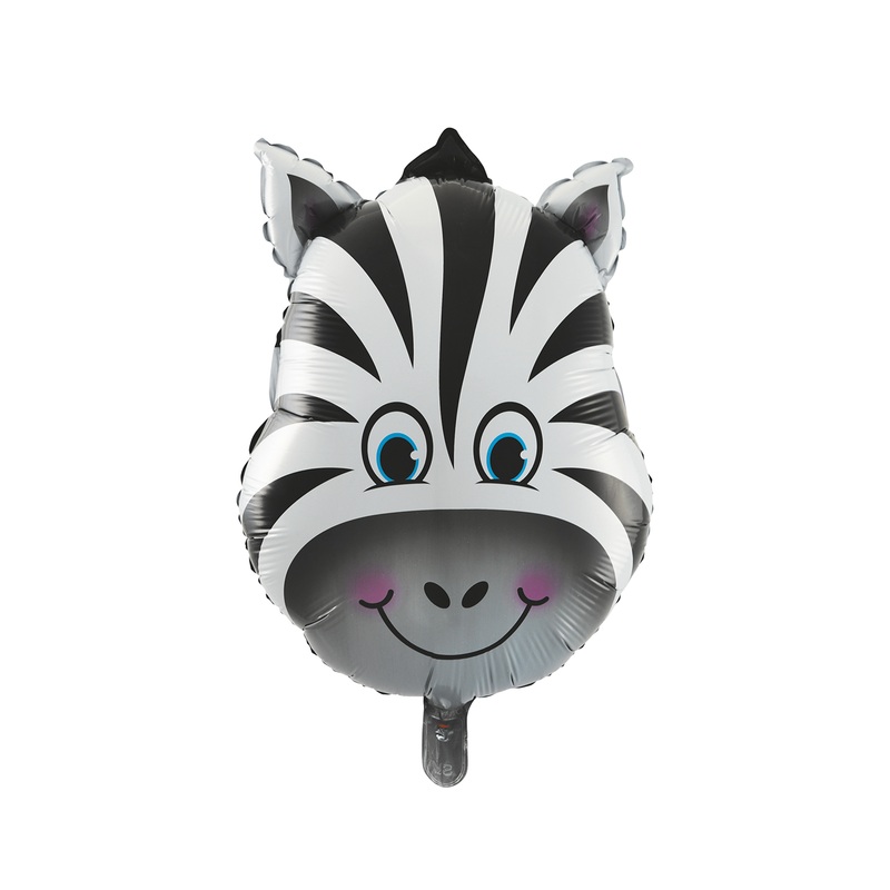 Sweet foil balloon Zebra Kaya 50cm