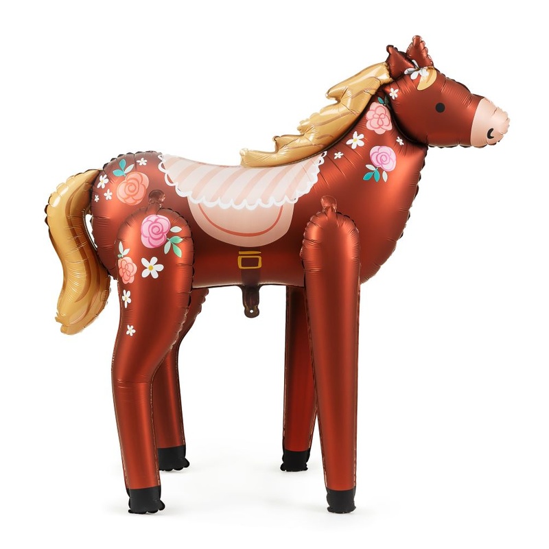1 foil balloon horse 110 x 126cm