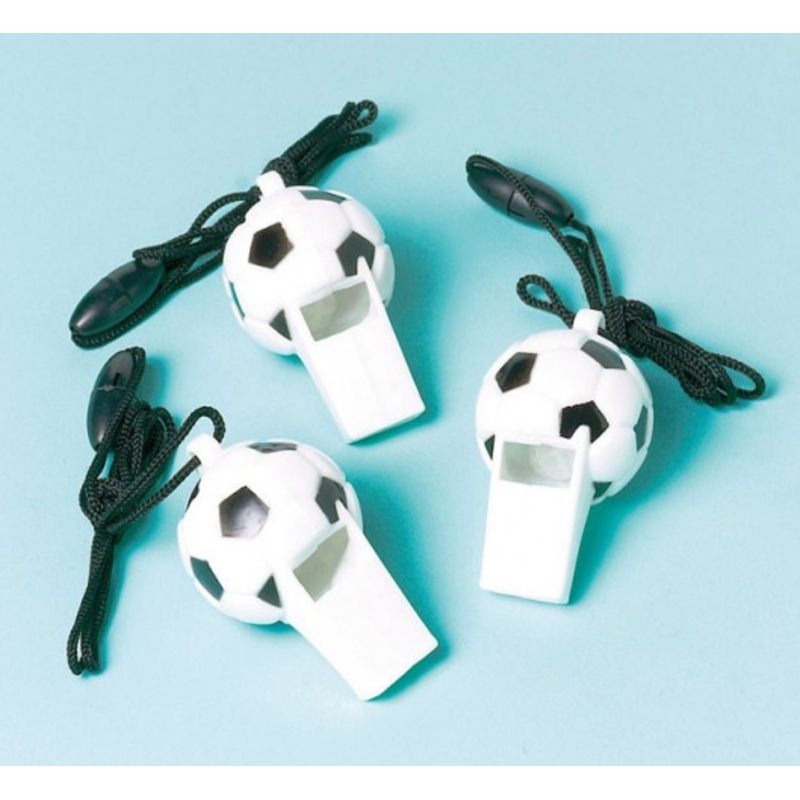 12 soccer whistles