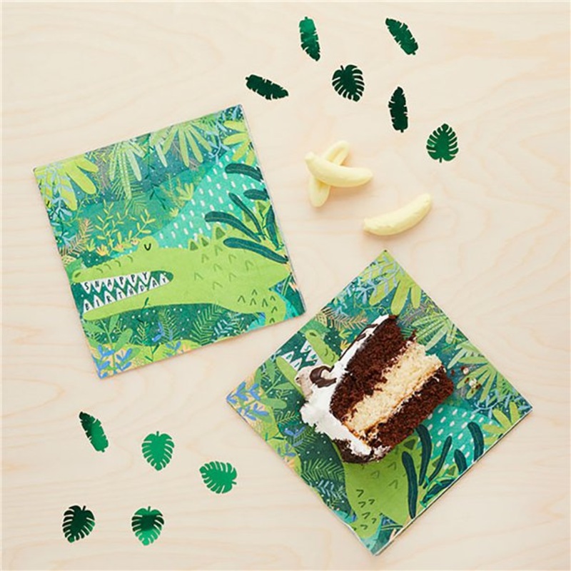 16 jungle napkins 33 cm