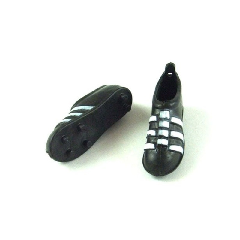 2 soccer shoes cake figures