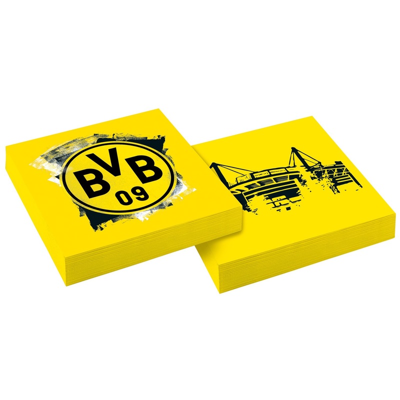 20 BVB Dortmund napkins 33cm