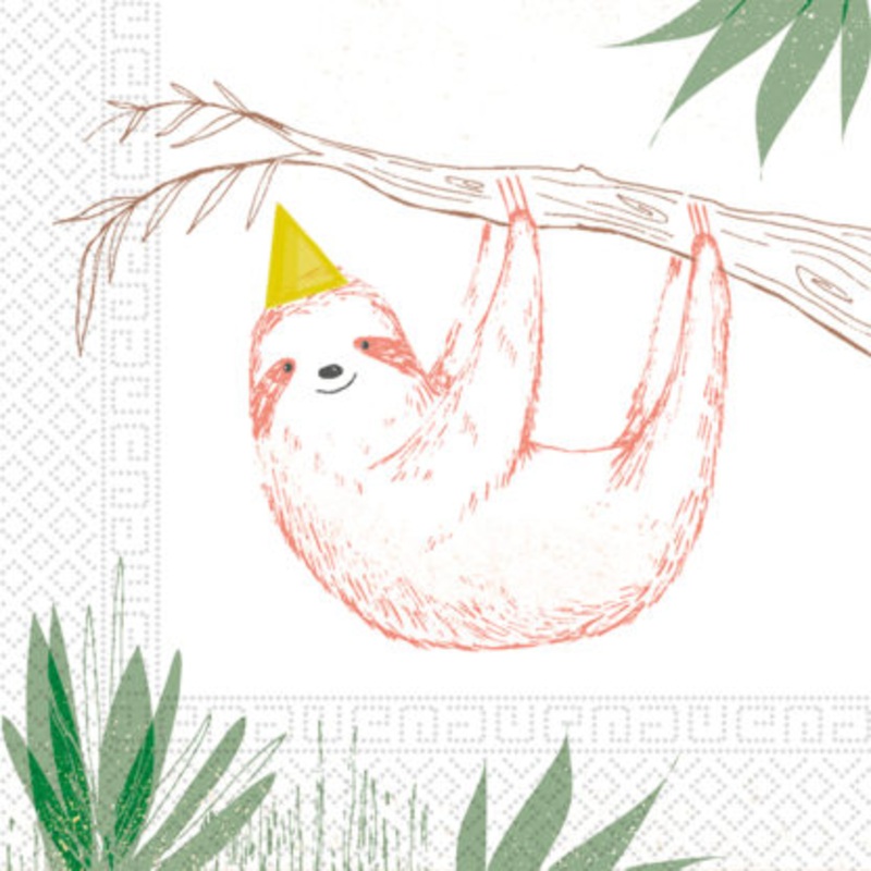 20 Happy Safari napkins 33cm