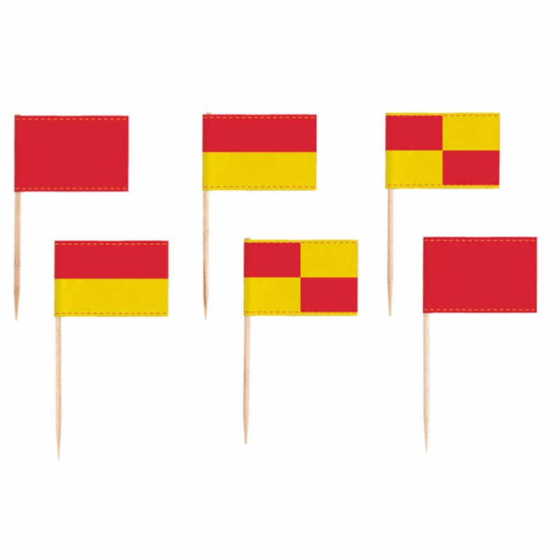 24 soccer party skewers corner flags
