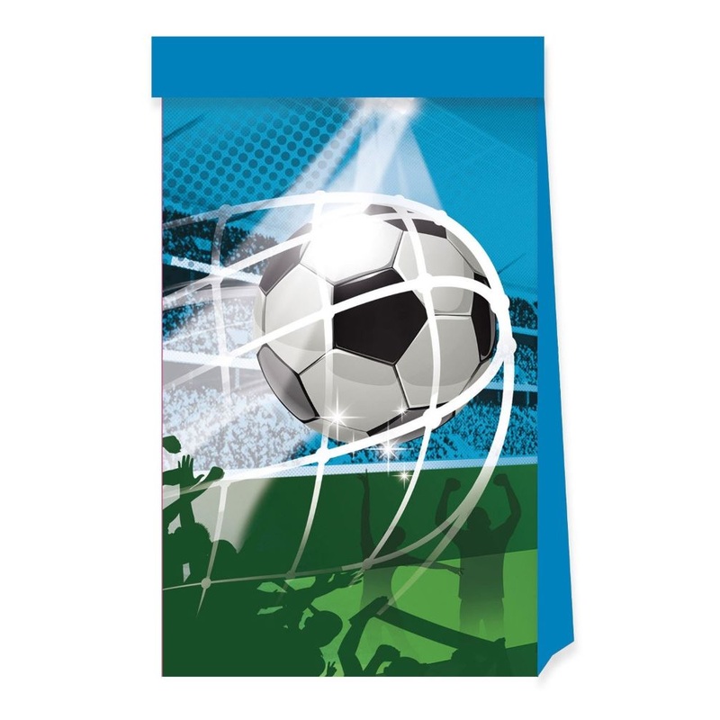 4 Soccer Fans Football Gift Bags 22 x 13cm