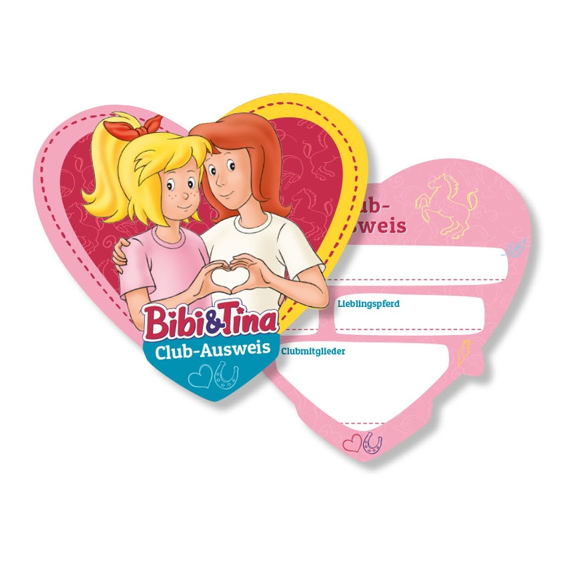 6 Bibi and Tina club cards