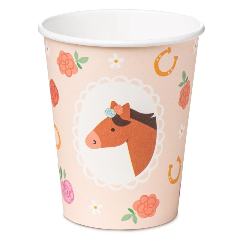 6 horse cups 220ml