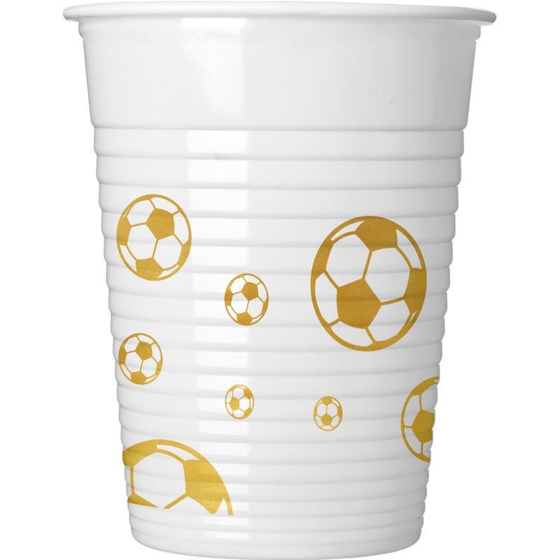 8 Football Champ cups 200ml