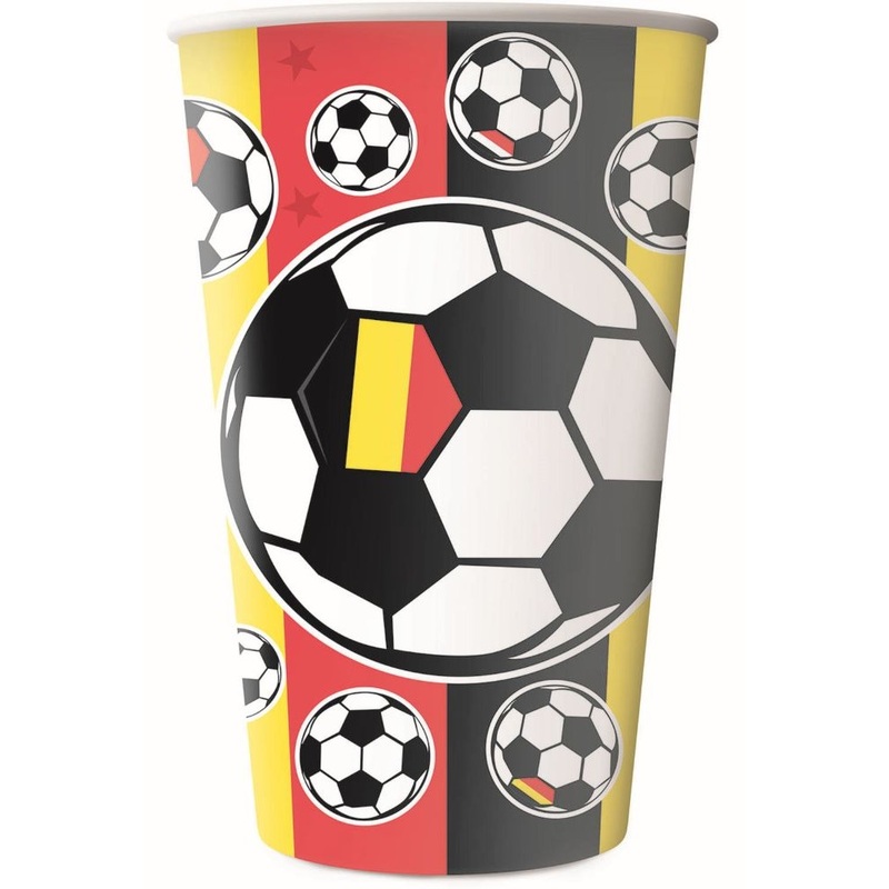 8 Royal Belgian paper cups 650ml