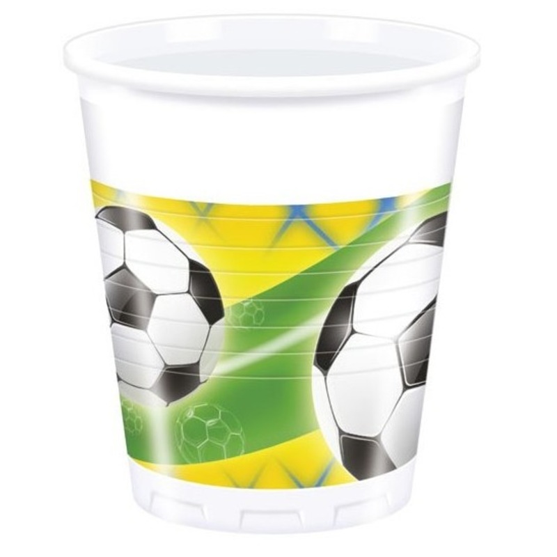8 soccer World Cup cups 200ml