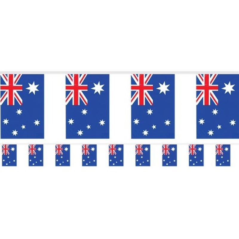 Australian flag pennant chain 4m