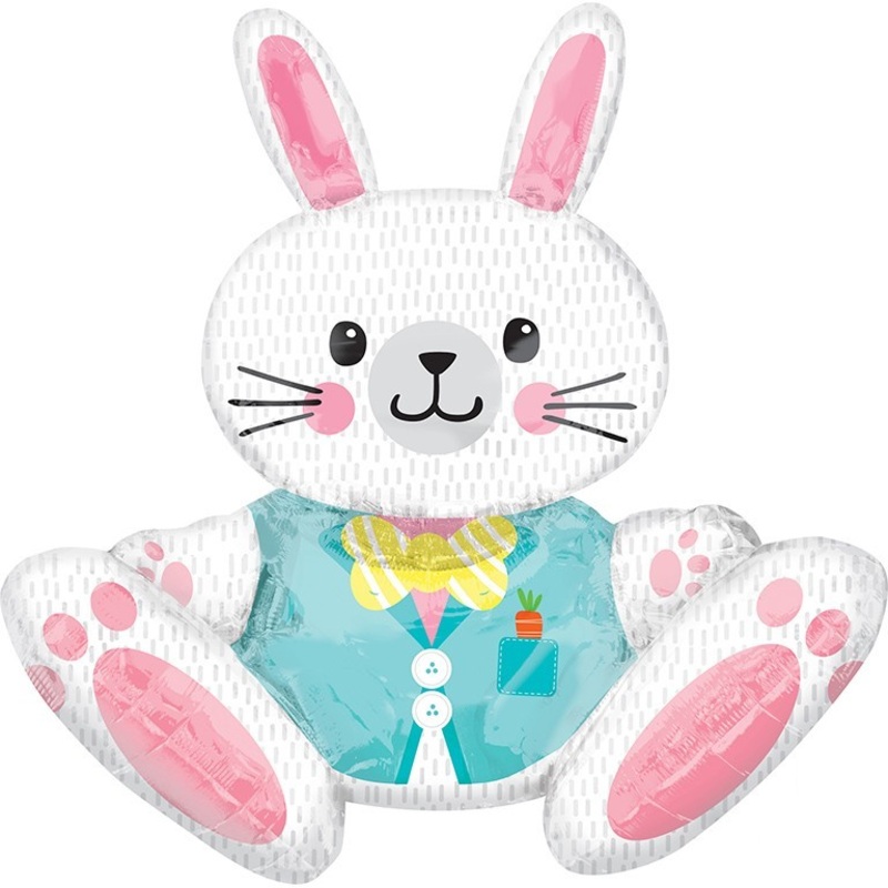 Bunny foil balloon 71 x 76cm