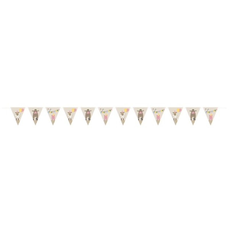 Farm Party bunting 400cm