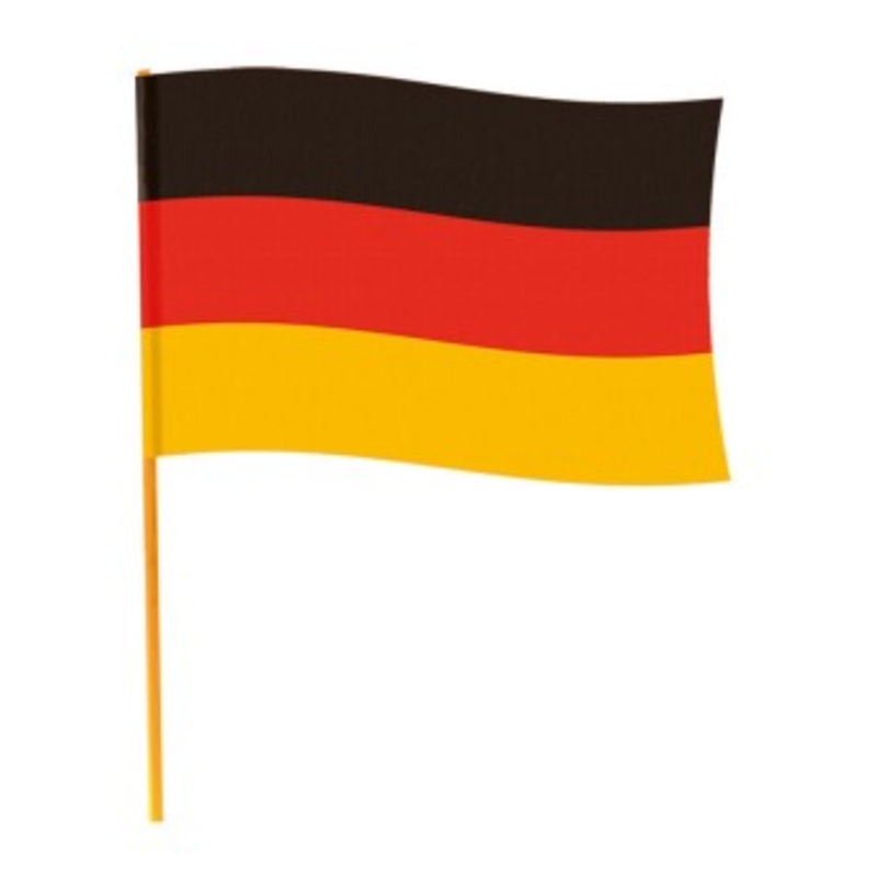 Flag with stick 70cm x 90cm