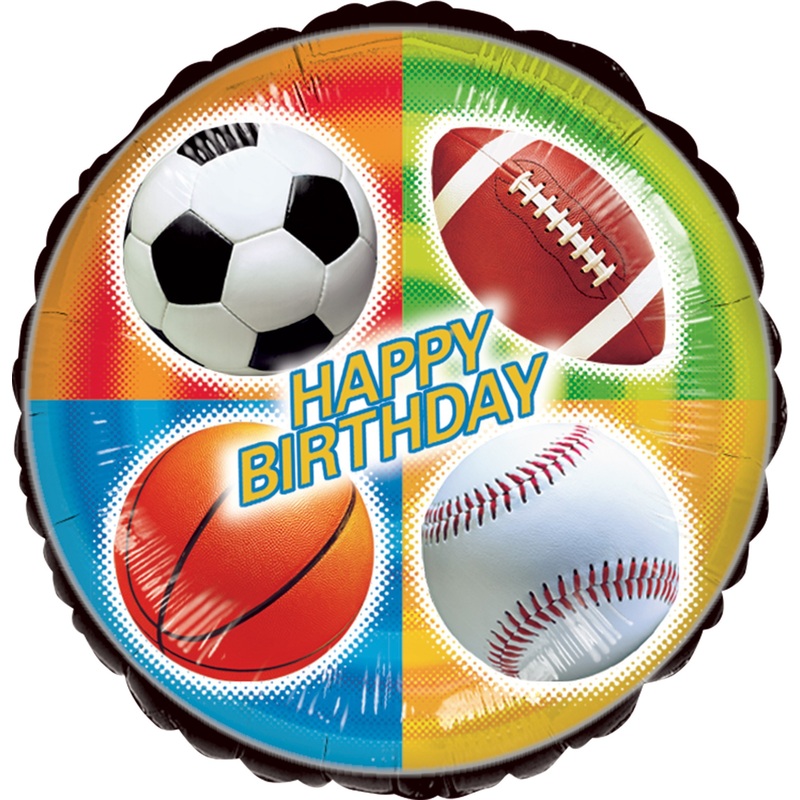 Foil balloon sports fan