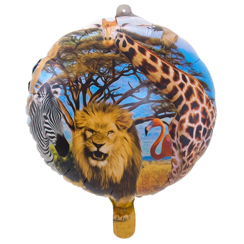 Foil balloon Wild Safari 43cm