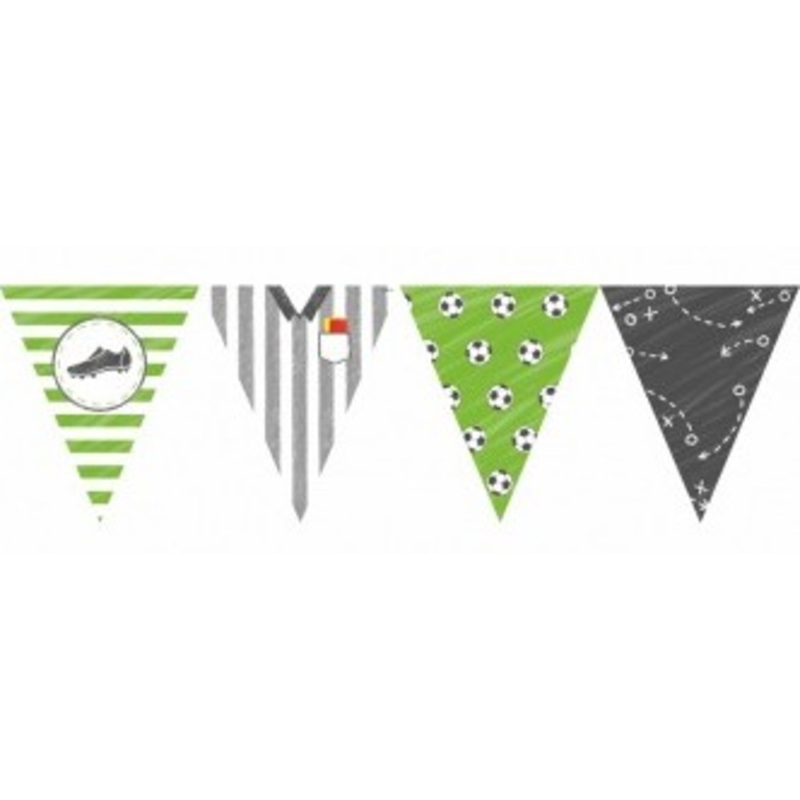 Football kicker party pennant chain 4m