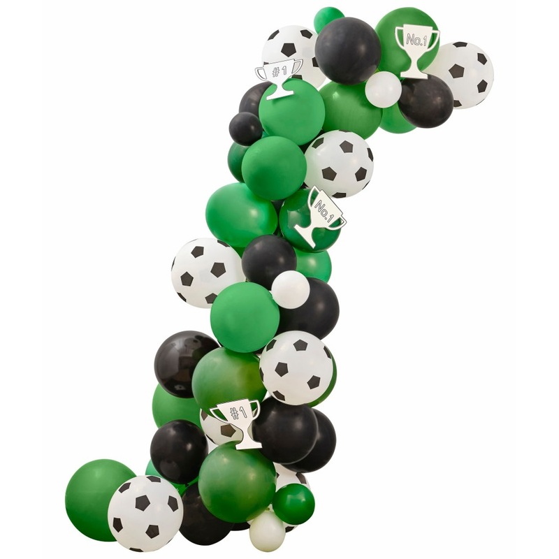 Ready to kick off balloon garland