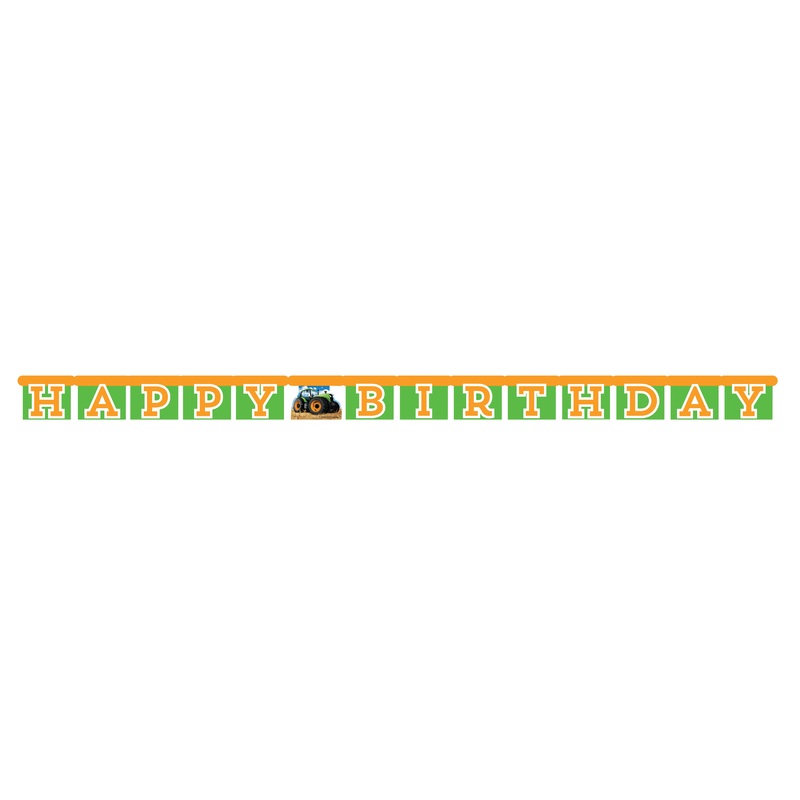 Tractor party garland 1.7m