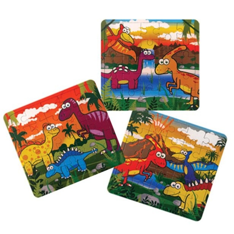 1 dinosaur puzzle 12 x 13cm