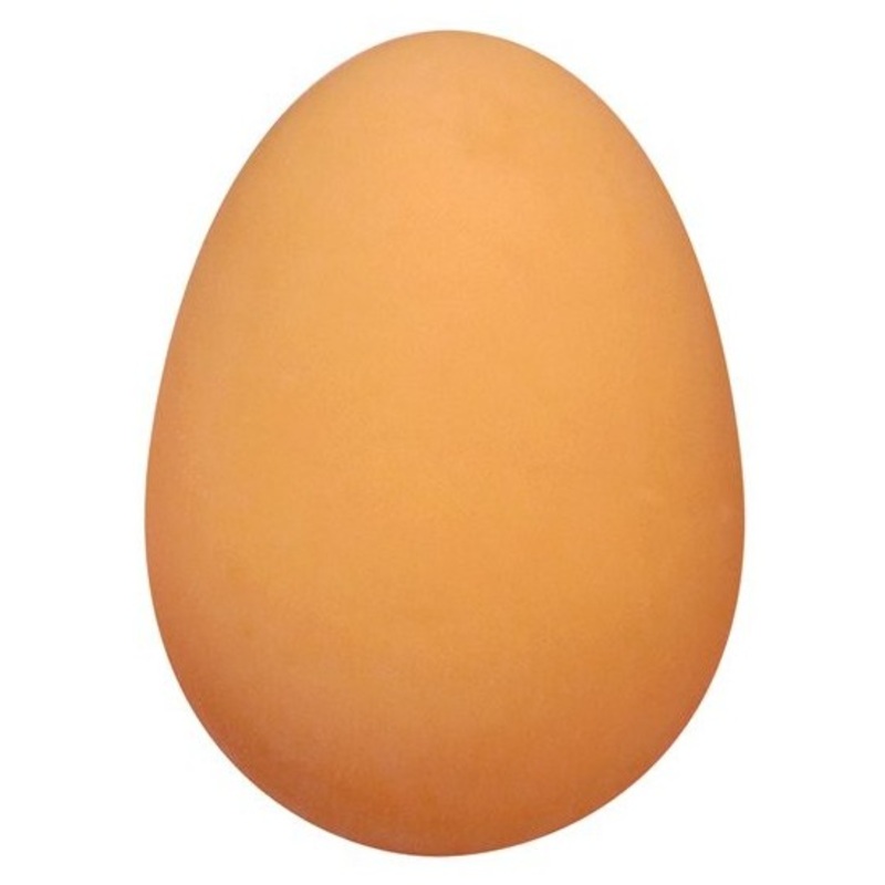 1 egg-shaped bouncy ball