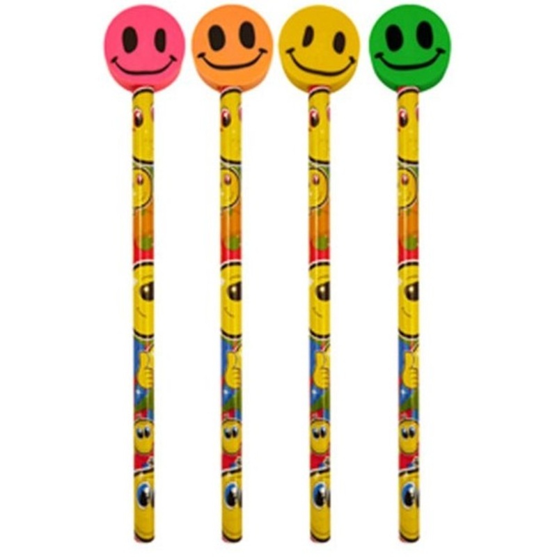 1 Smiley Faces pencil