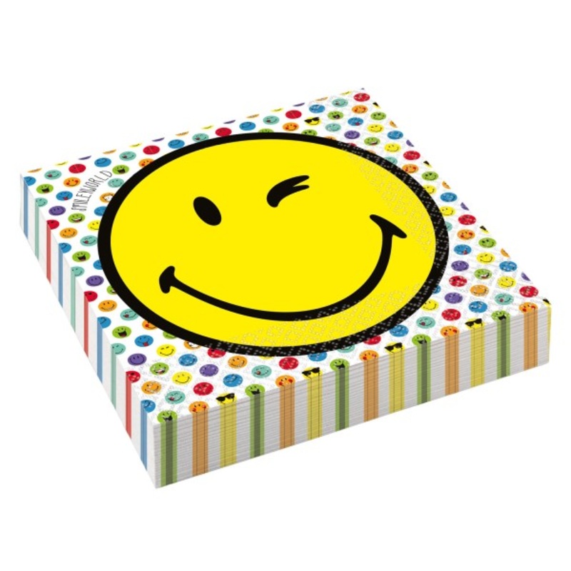 16 Smile the World napkin 33cm