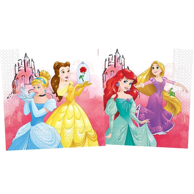 20 Princess Fabulous napkins 33cm compostable