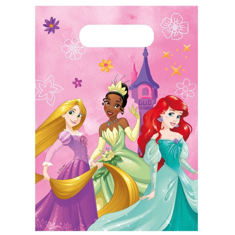 6 gift bags Beautiful Princess