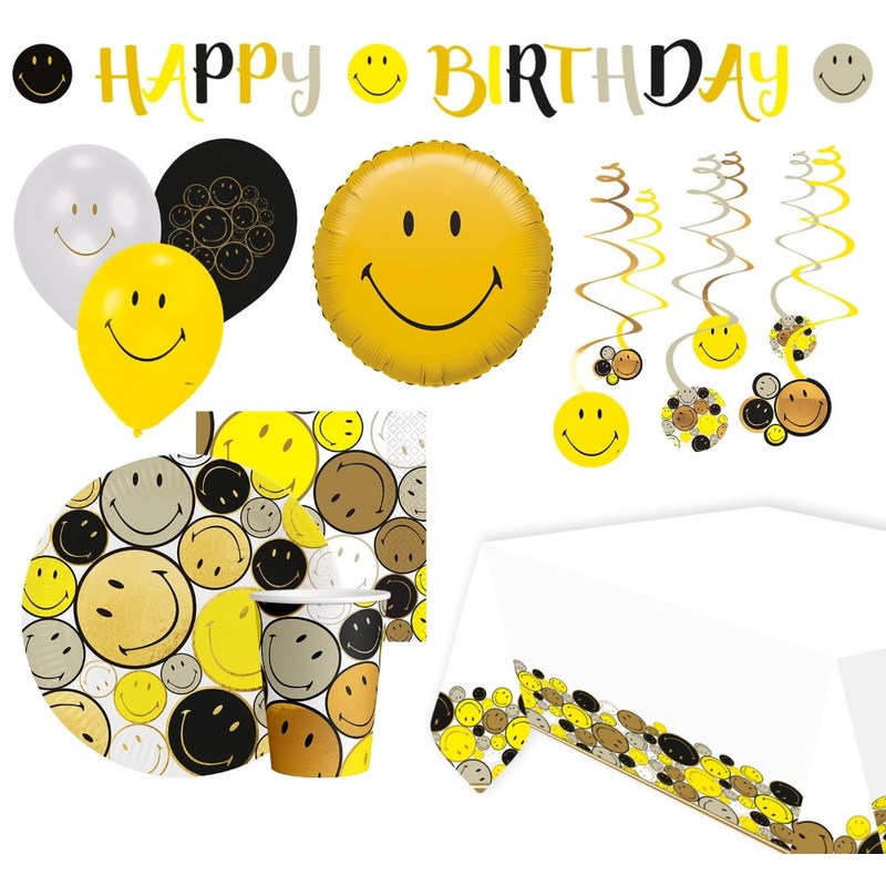 Be Smiley party pack 47 pieces