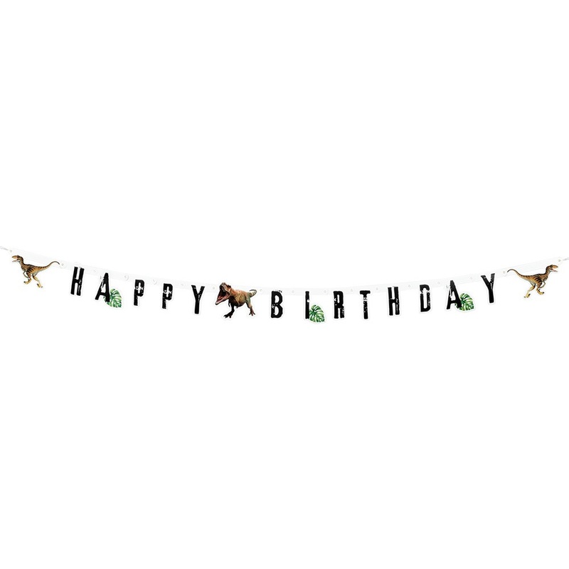 Birthday Garland World of Dinosaurs 2m