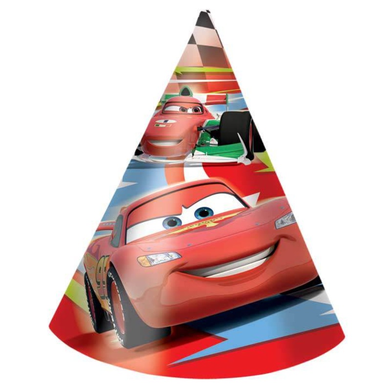 Cars Formula 6 party hats 11cm