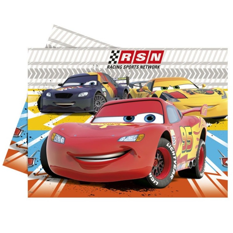Cars Piston Cup winner tablecloth 120 x 180cm