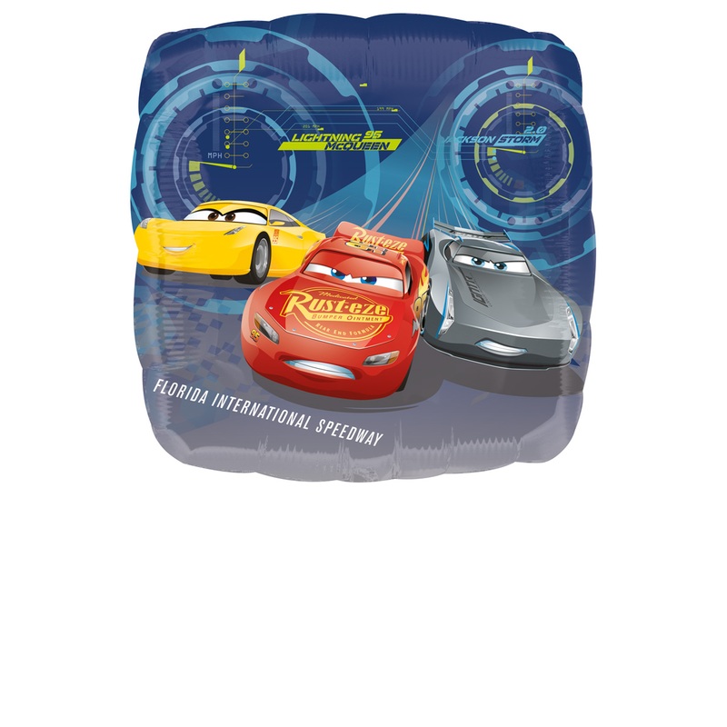 Foil balloon Cars Speedway angular