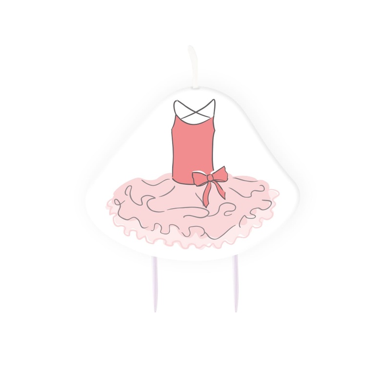 Little ballerina birthday candle