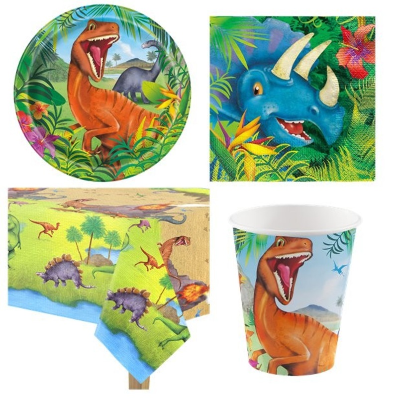 Small dinosaur adventure party set