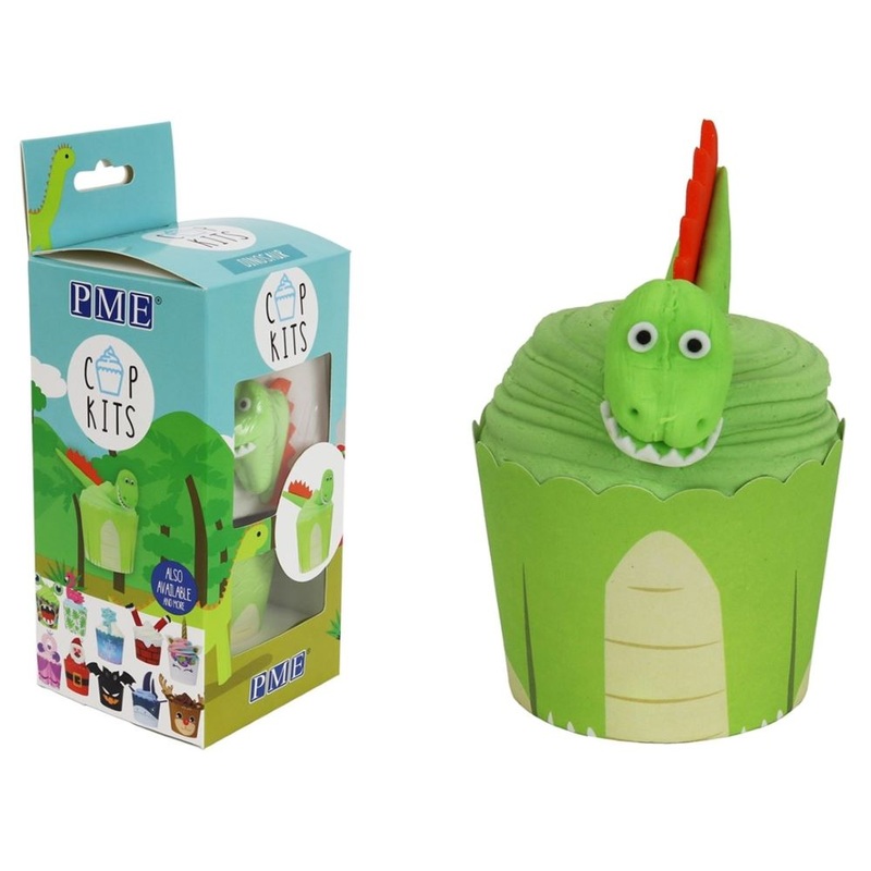 Wild Dino Cupcake Set 18 pieces
