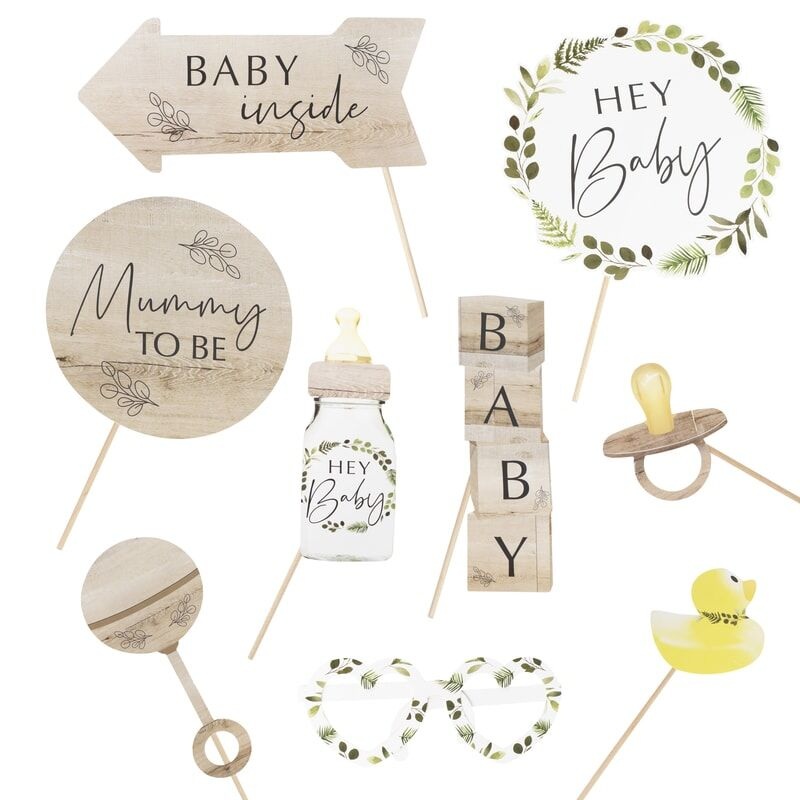 10 Botanical Baby Shower Photo Props