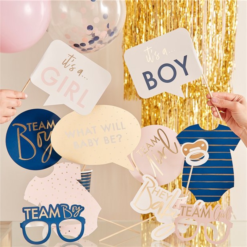 10 team boy or girl photo props