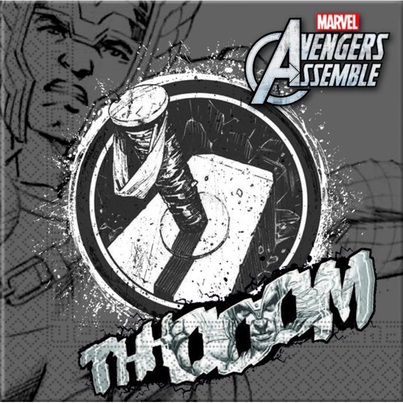 20 Avengers League Thor napkins 33cm