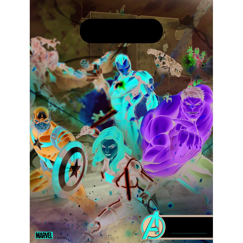 6 Avengers Heroes gift bags