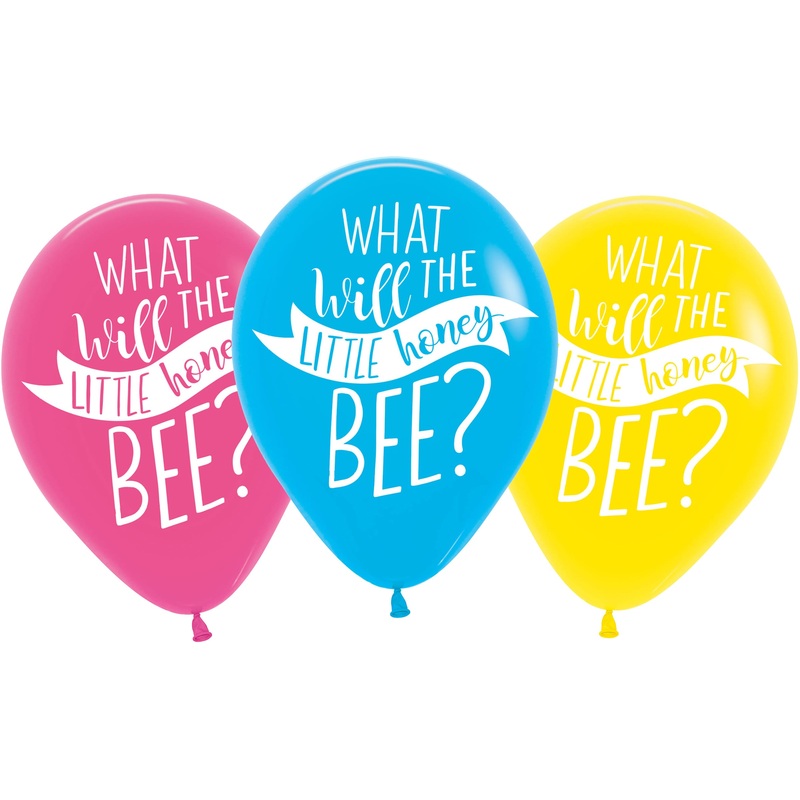 6 baby bees balloons 27.5cm