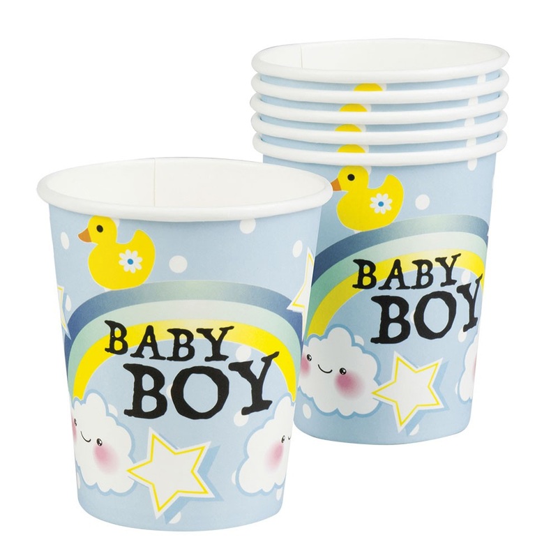 6 Sweet Babyboy Tommy paper cups