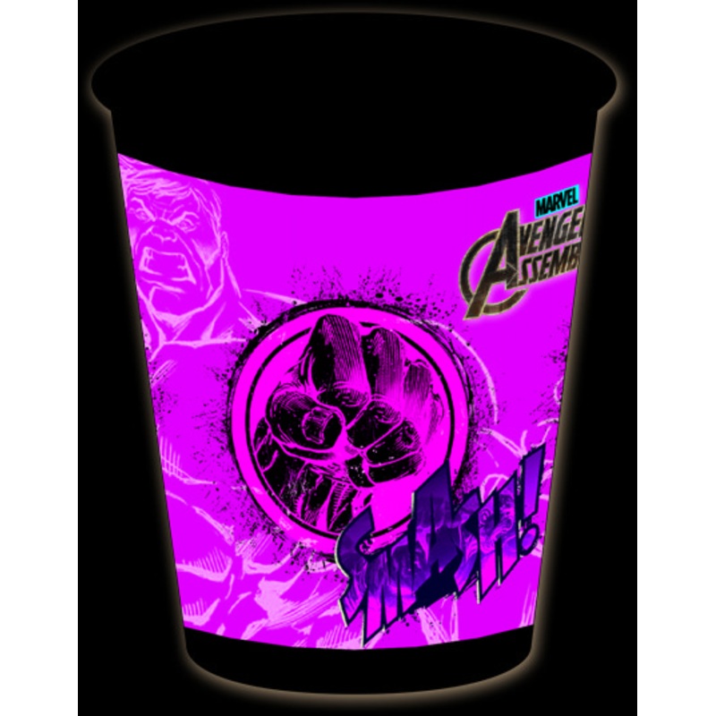8 Avengers League Hulk cups 200ml