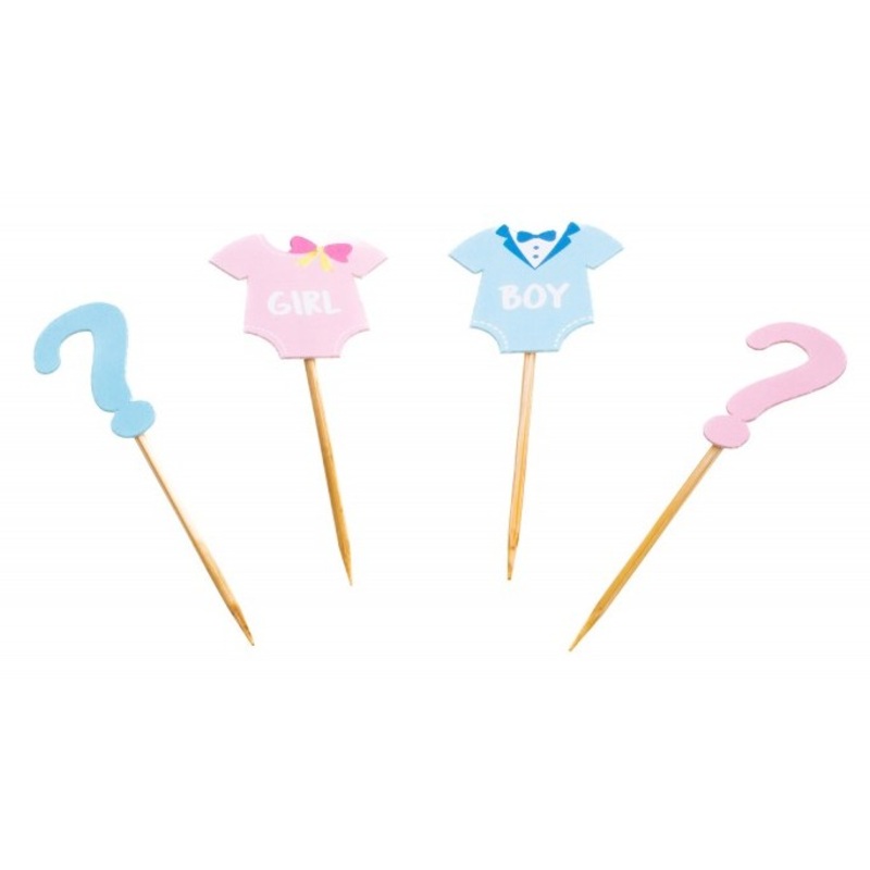 8 party picks Boy or Girl 9cm